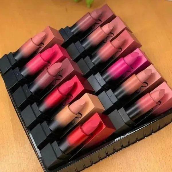 12Pcs Matte Finish Lipsticks
