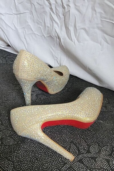 Туфли с блёстками