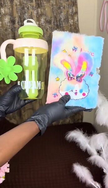 Gourde mignonne avec carnet