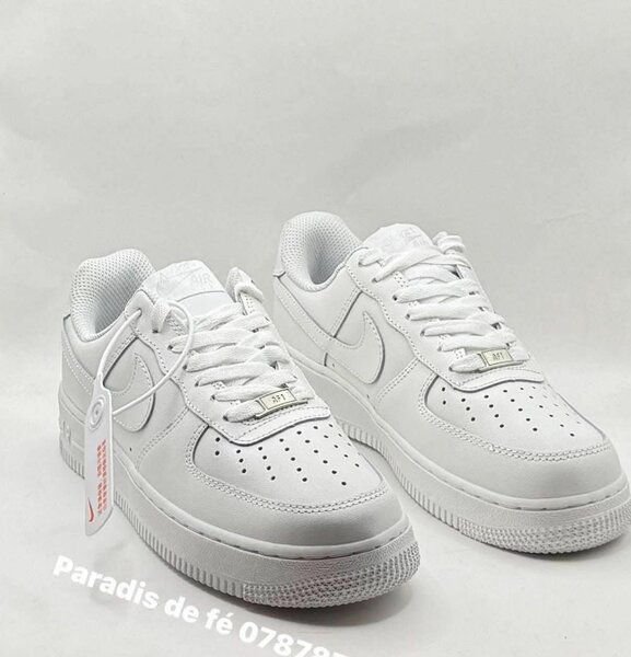 Baskets blanches unisexes