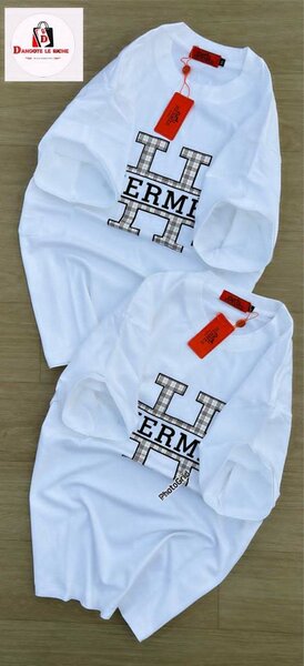 T-shirts en coton blanc