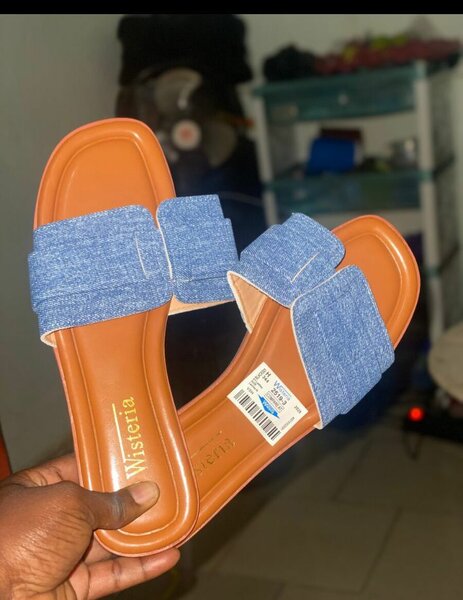 Sandales décontractées en denim