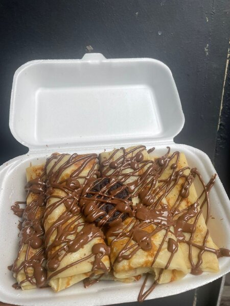 Crêpes sucrées au nutella