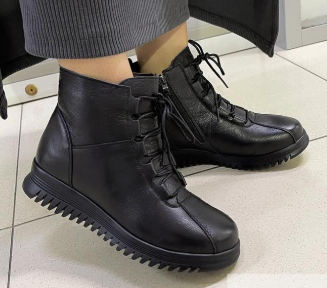 ботинки кожанные