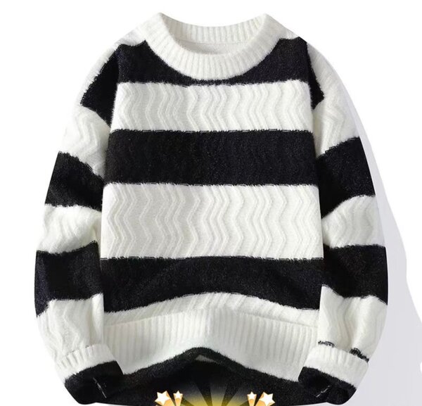 Pull rayé élégant