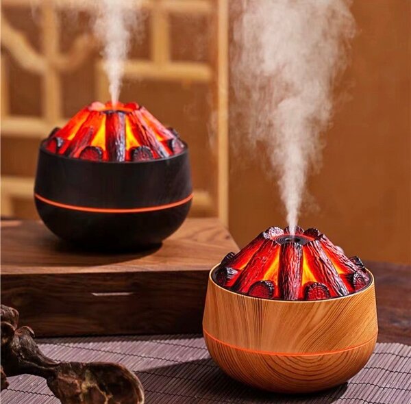 Diffuseur d'air volcan LED