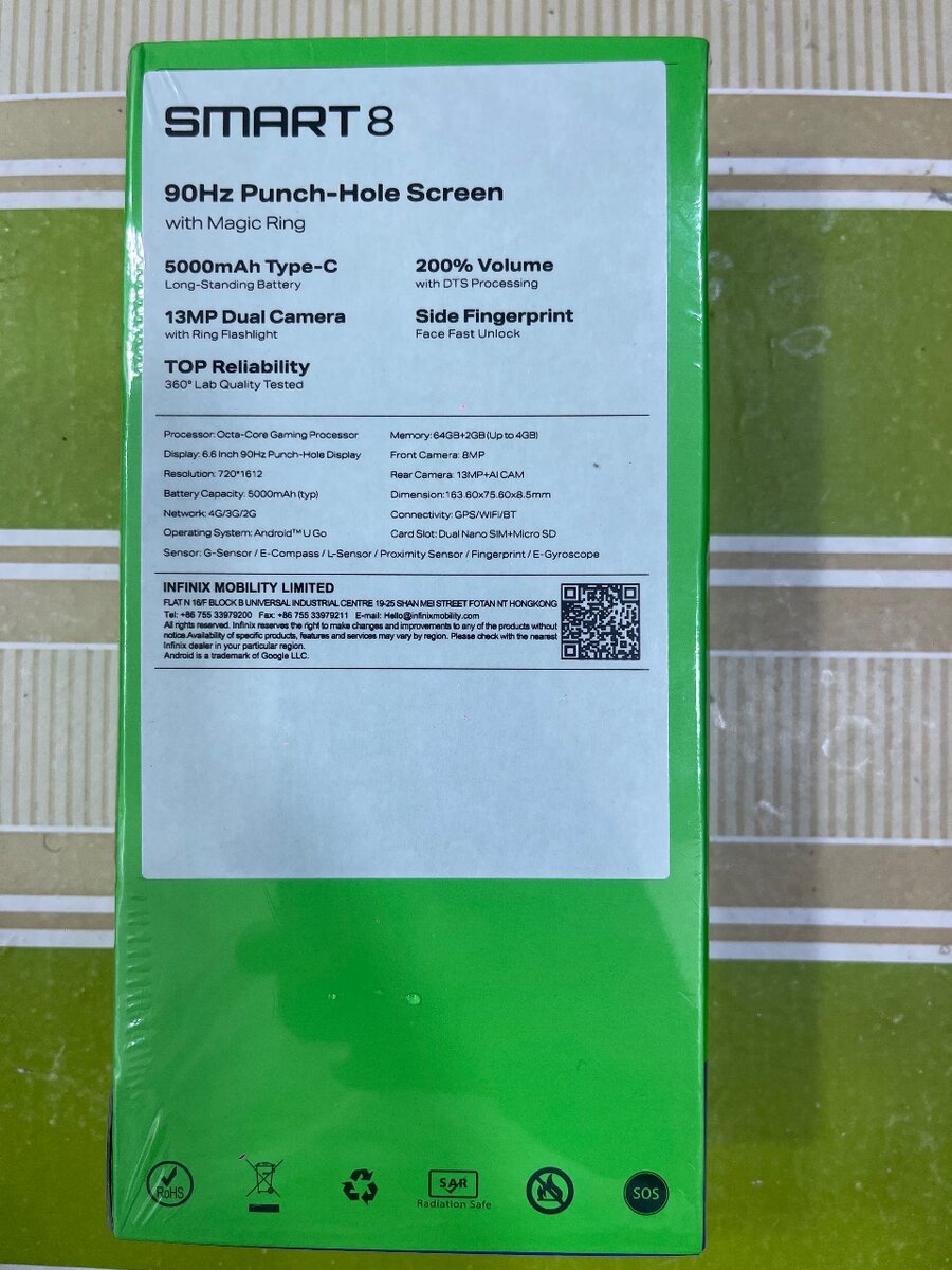 Infinix Smart 8 64GB 4GB RAM