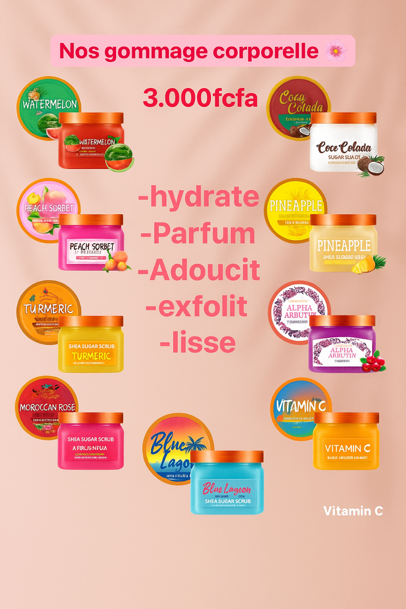 Ensemble de Gommages Parfumés