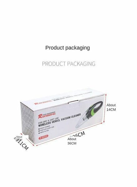 HANDHELD CORDLESS USB CHARGER CYCLONIC Vacuum