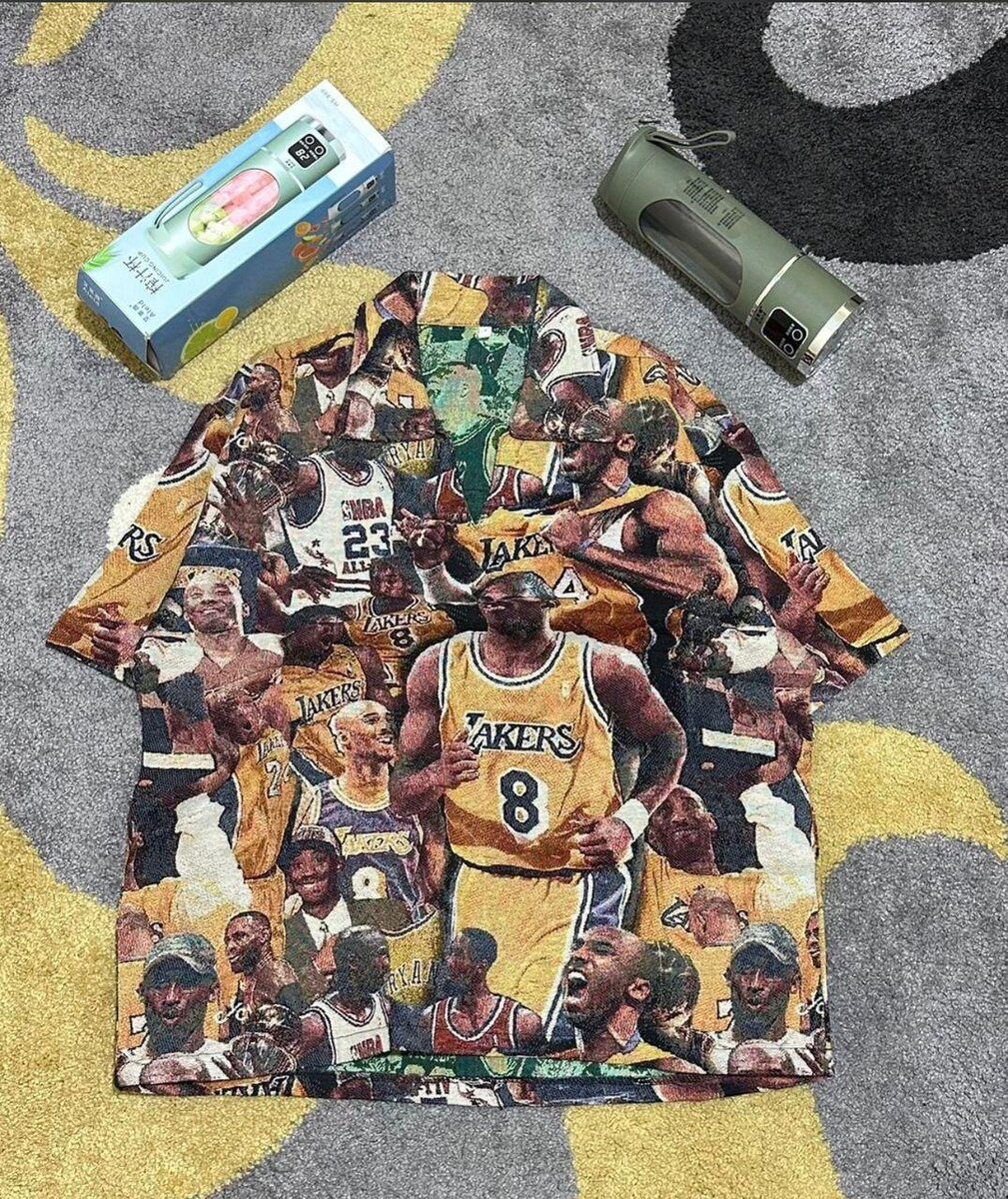 Chemise imprimée rétro unique