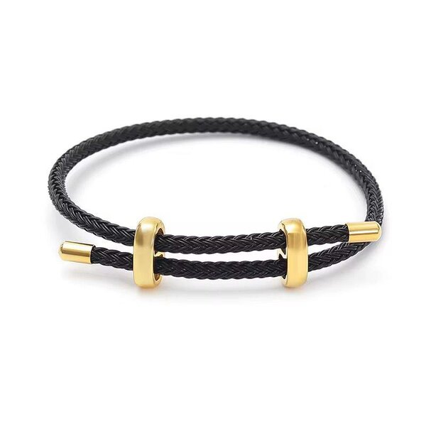 Bracelet corde tressée élégant