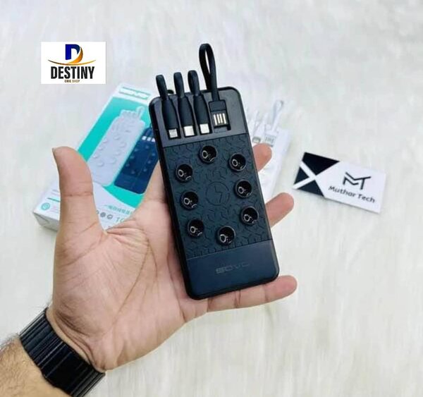 Très bon power bank 4 câbles