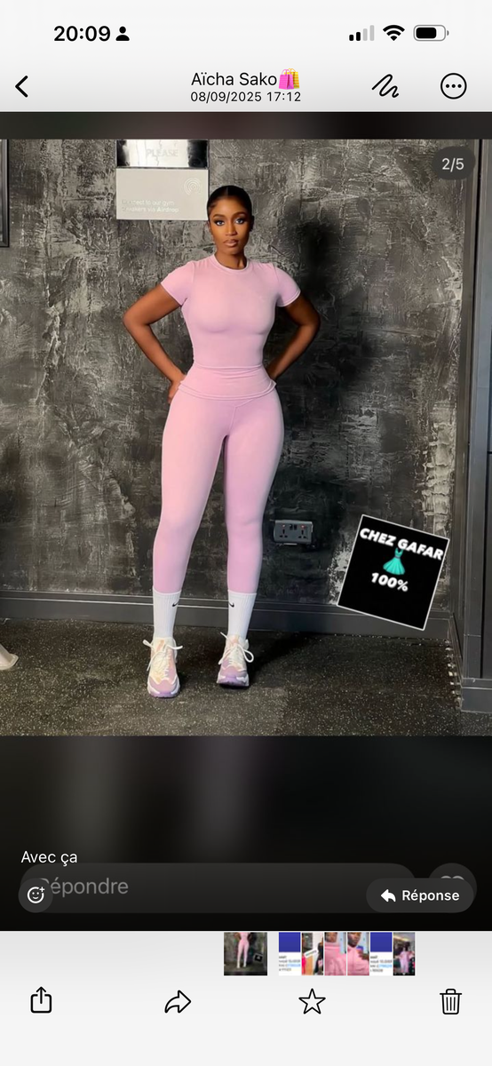 Ensemble de sport femme chic