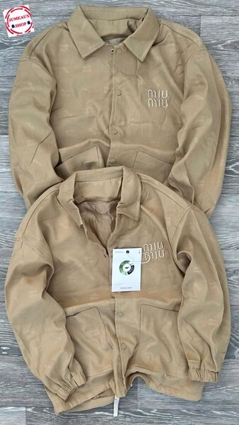 Veste en daim Miu Miu