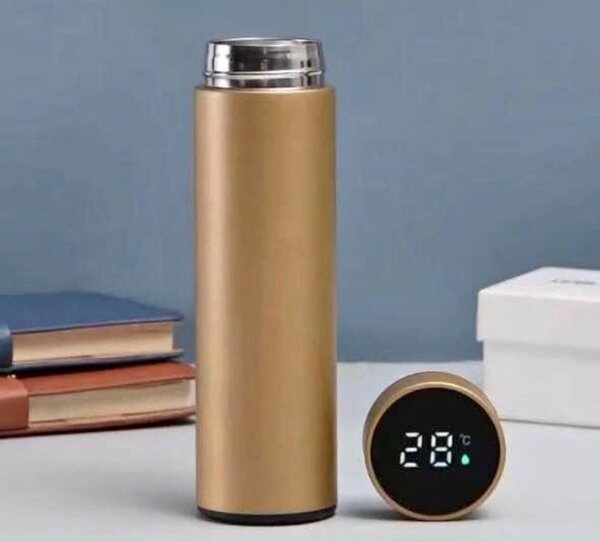 Gourde en thermos avec température