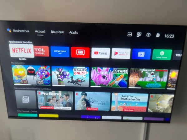 Télévision Connectée 4K Ultra HD