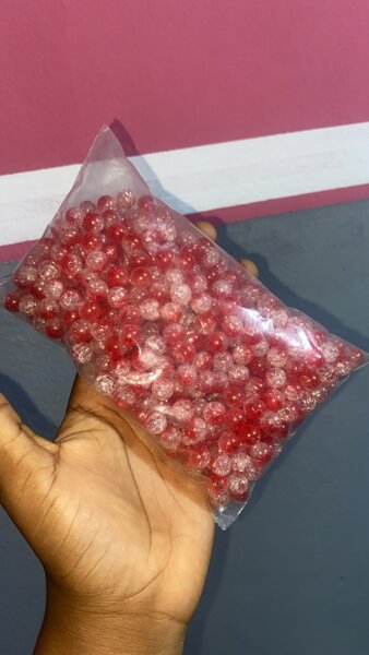 Perles en plastique mixtes