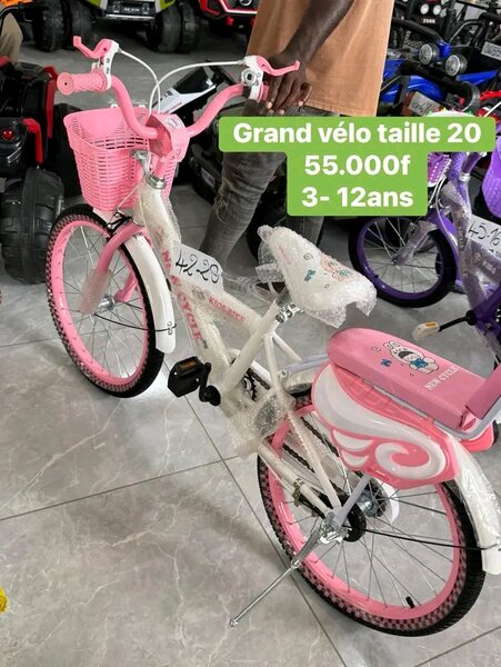 Vélo Enfant Rose 3-12 Ans