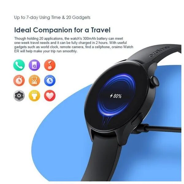 oraimo Watch ER 1.43'' AMOLED IP68 Smart Watch