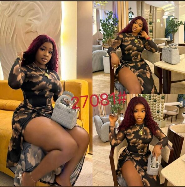 Robe élégante à imprimé floral