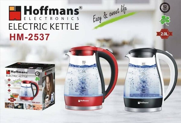 Hoffmans electric glass kettle