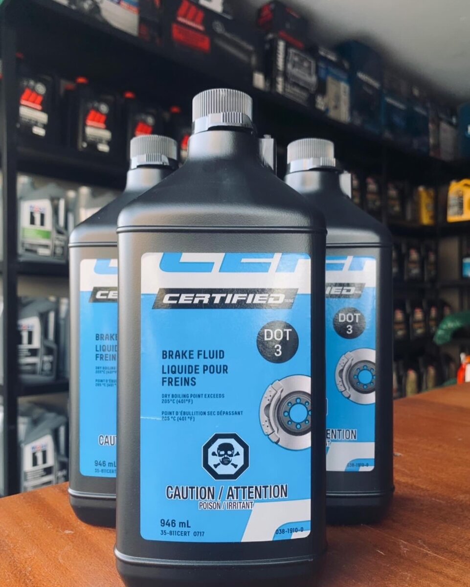 CERTIFIED ( BRAKE FLUID )  Dot3 (CANADA)