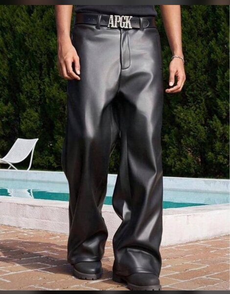 Pantalon en cuir élégant