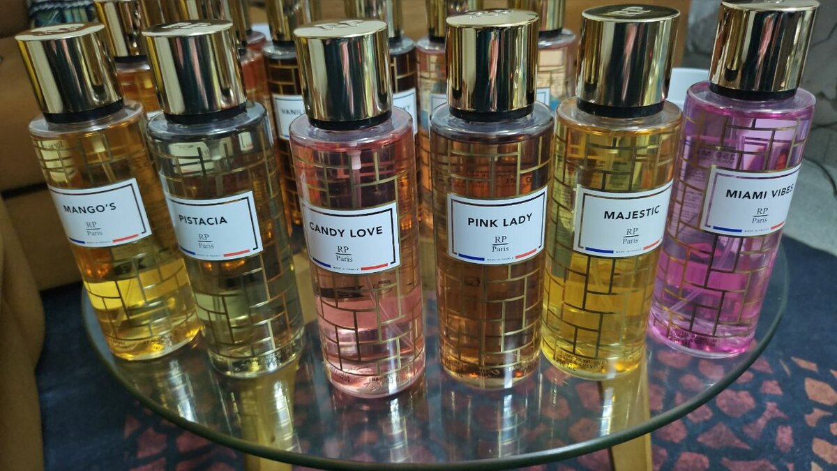 Parfums cheveux et corps femme