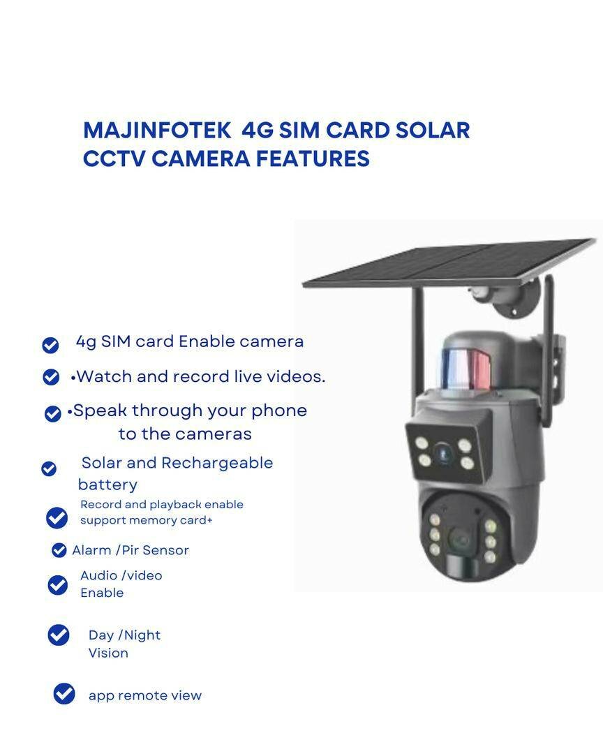 4g solar cctv camera