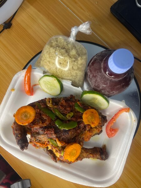 Poulet grillé sauté