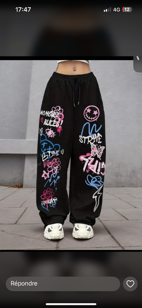 Pantalon ample streetwear