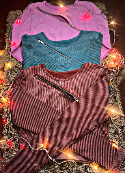 T-shirts tendance à col zippé