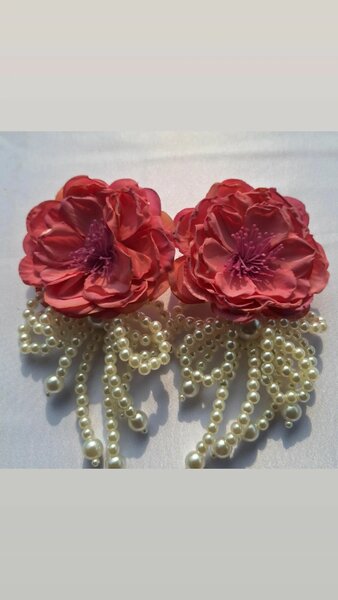 Pearl Petal Earrings