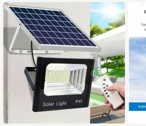 Projecteur solaire 200w