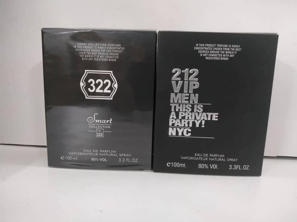 New Scents Smart №322 Men's perfume 212 Vip Men 100 ml