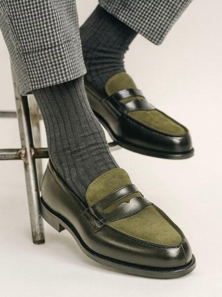 Mocassins élégants en daim