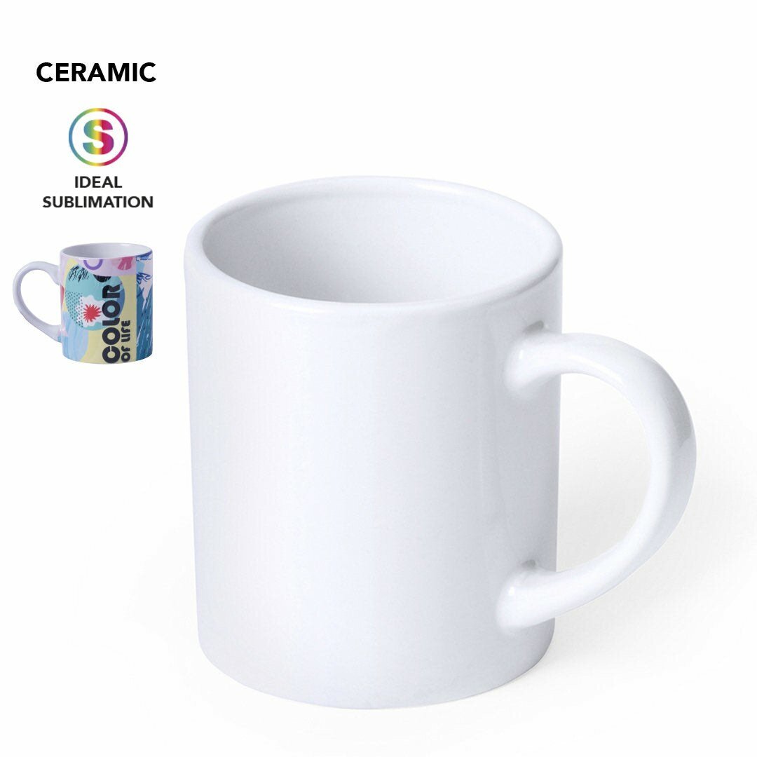 Tasse blanche vierge sublimable
