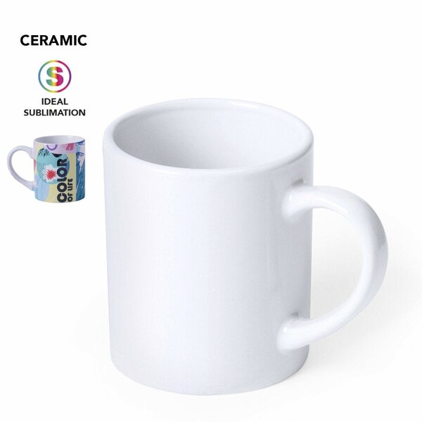 Tasse blanche vierge sublimable