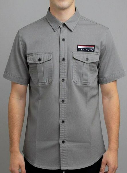 Chemise homme à manches courtes élégante