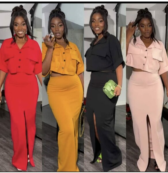 Ensemble jupe top élégant