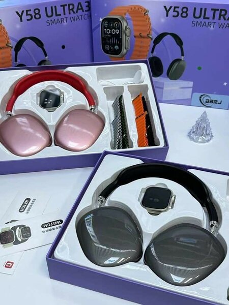 Y58 ultra  Smart watch with p9 TWS headset