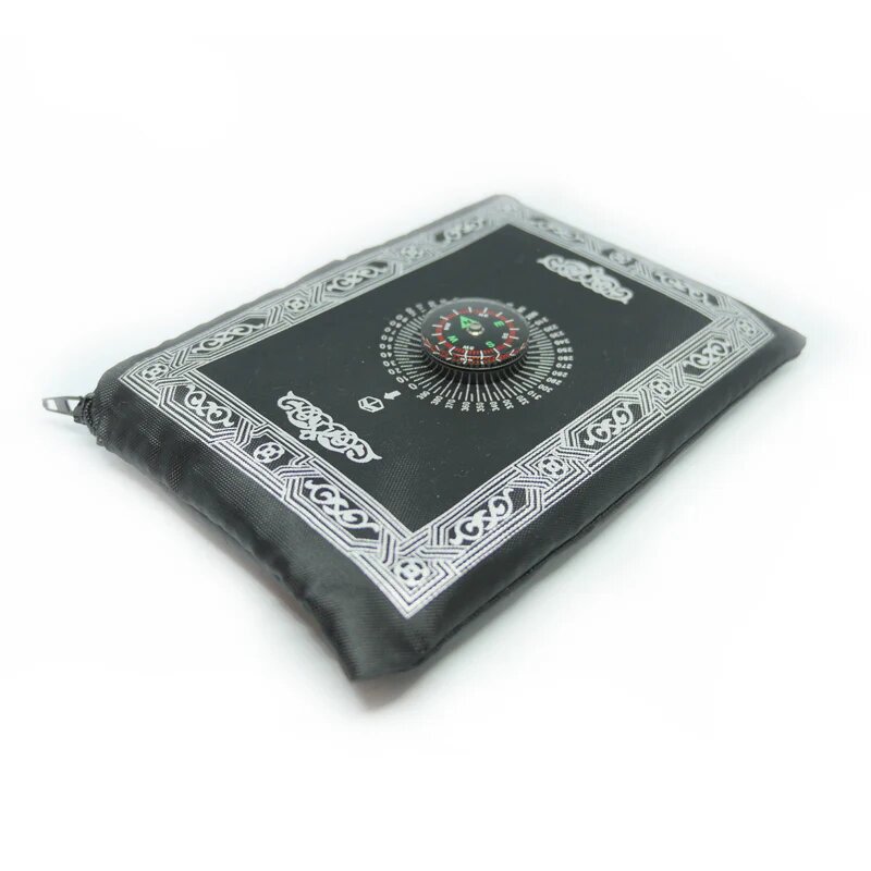 Tapis de prière portable noir