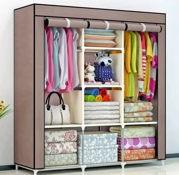 Armoire à vêtements en Tissu, Placard Portable, Armoire de R