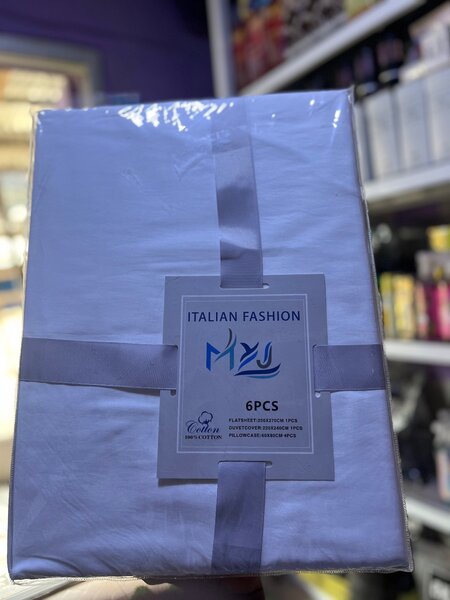 Parure de lit en satin 6 PCS