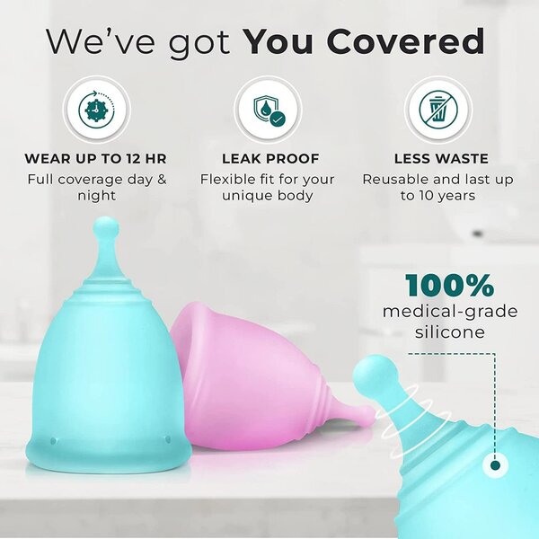 High-Quality Menstrual Cup  Reusable & Comfortable