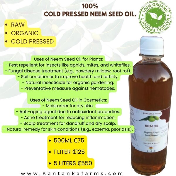 Kantanka farms cold pressed neem oil