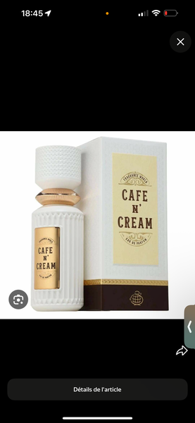 Parfum Café n' Cream Unisexe