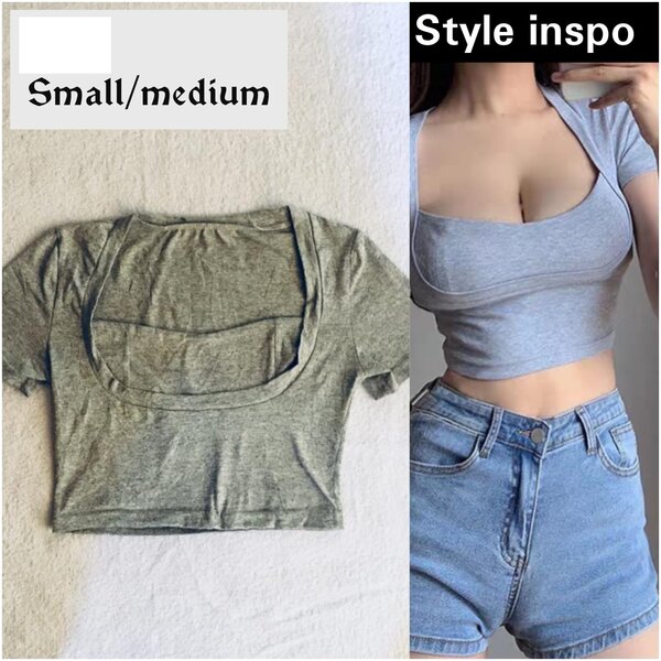 Salaula crop tops and tops