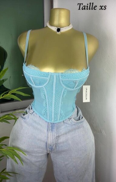 Corset bleu