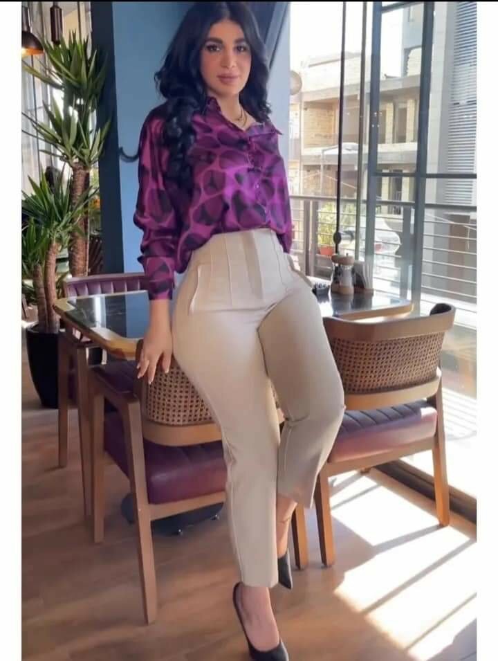 Formal blouses and slacks